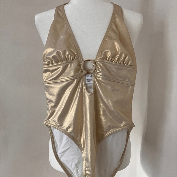 Gold Escada swimsuit - Picture 2 of 8